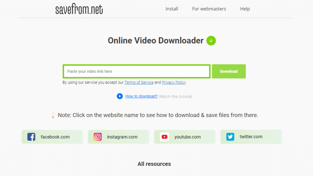 SaveFrom.net - How to Download YouTube Videos to PC for Free