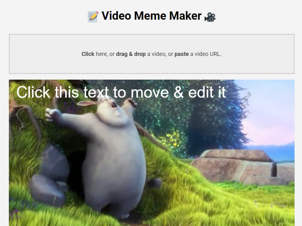 Memed (Video Meme Maker) is one of the best online video makers