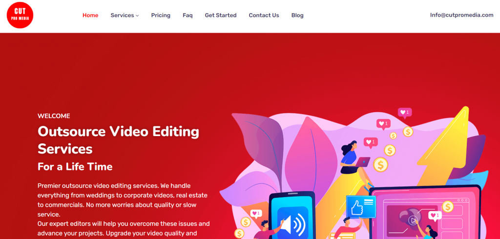 CutPro Media is a top-notch video editing service that excels in producing high-quality professional content.